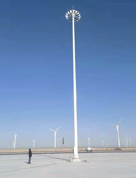 瓜州高速路服务区尖扎高杆灯项目