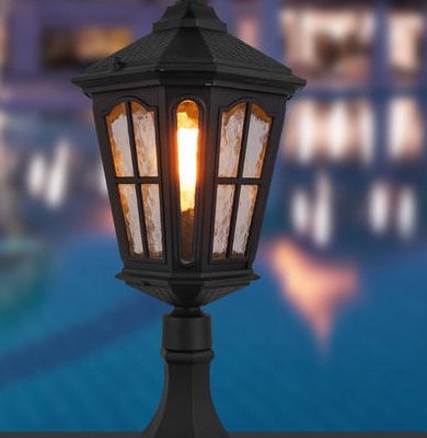 尖扎柱头灯 尖扎柱头灯