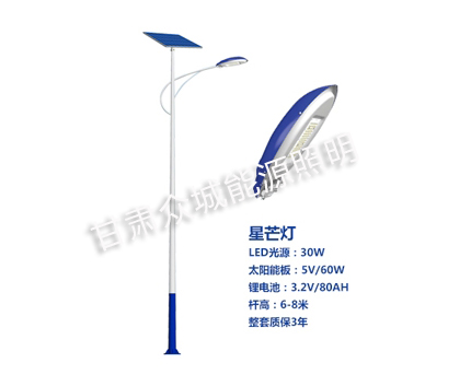 尖扎爆款太阳能路灯